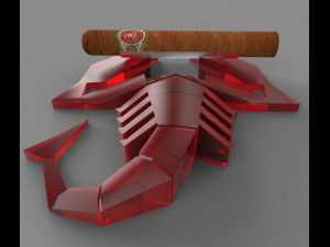 scorpion cigar holder for 3d printing 3D Model