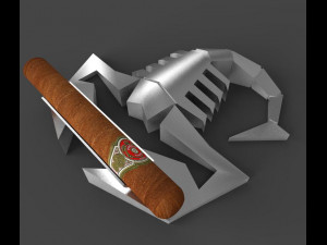 scorpion cigar holder for 3d printing 3D Model