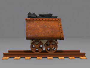 mine trolley 3D Model