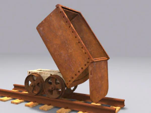 mine trolley 3D Model