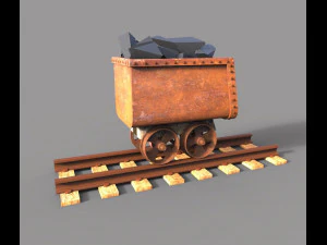 mine trolley 3D Model