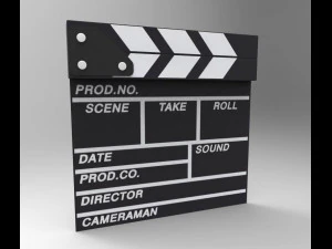 tablilla de pel&iacute;cula Modelo 3D