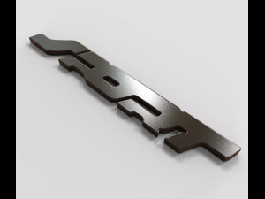Sport Car Emblem for 3D Printing 3D-printmodel