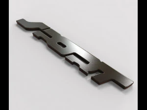 Sport Car Emblem for 3D Printing 3D Print Model