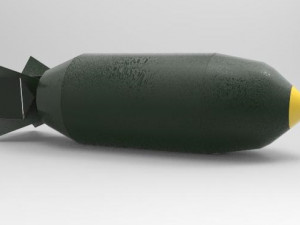 Avia Bomb Lowpoly 3D Модель