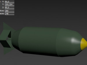 Avia Bomb Lowpoly 3D Model
