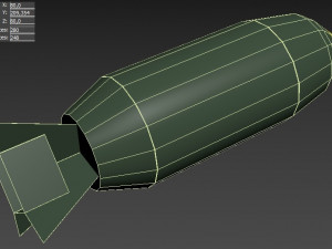 Avia Bomb Lowpoly 3D Model