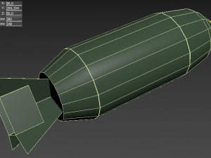 Avia Bomb Lowpoly 3D Model