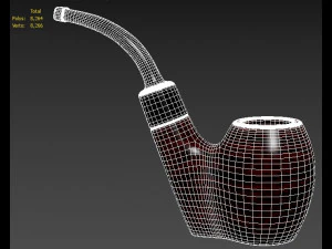 Tobacco Pipe 3D Model