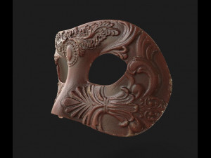 Leather Mask Model 3D