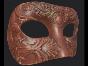 Leather Mask Model 3D