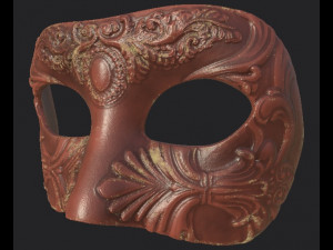 Leather Mask Model 3D