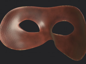 Leather Mask Model 3D