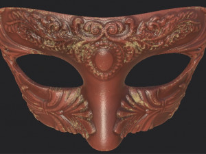 Leather Mask Model 3D