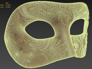 Leather Mask Model 3D