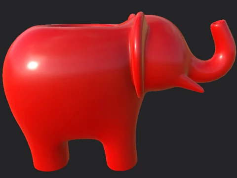 Слон 3D Модель