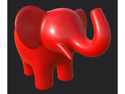 The Elephant 3D Model