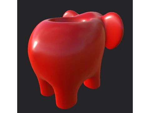 The Elephant 3D Model