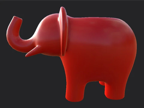 The Elephant 3D Model