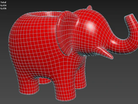 The Elephant 3D Model