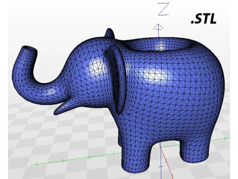 The Elephant 3D Model