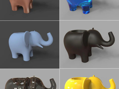 The Elephant 3D Model