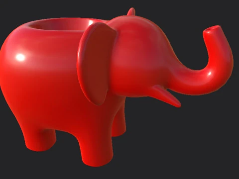 The Elephant 3D Model