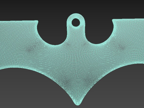 The Bat Sign 3D Model