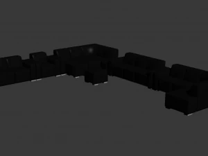 sof&aacute; Modelo 3D