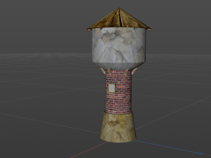 water tower Model 3D