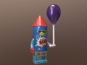 lego rocketman 3D Model