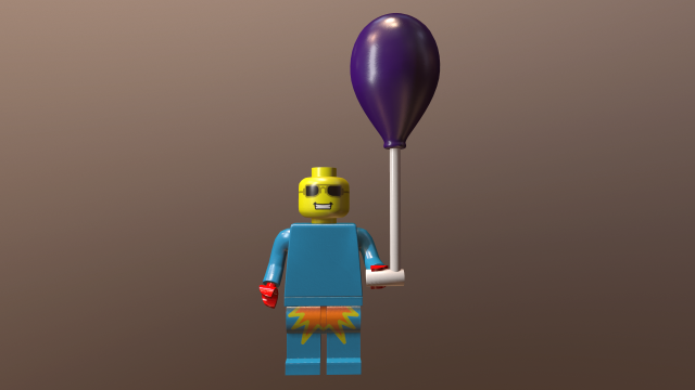 lego rocketman 3D Model in Cartoon 3DExport