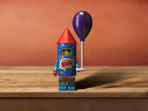 Lego raketman 3D Model