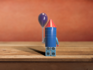 lego rocketman 3D Model