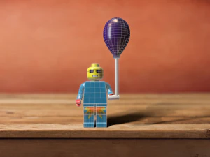 Lego raketman 3D Model