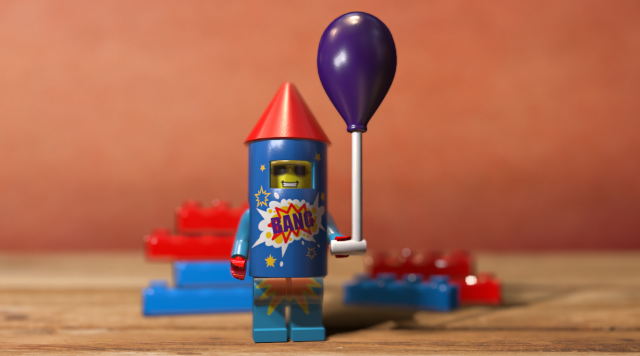 lego rocketman 3D Model .c4d .max .obj .3ds .fbx .stl .blend 