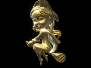 little witch little magic 3D Print Model