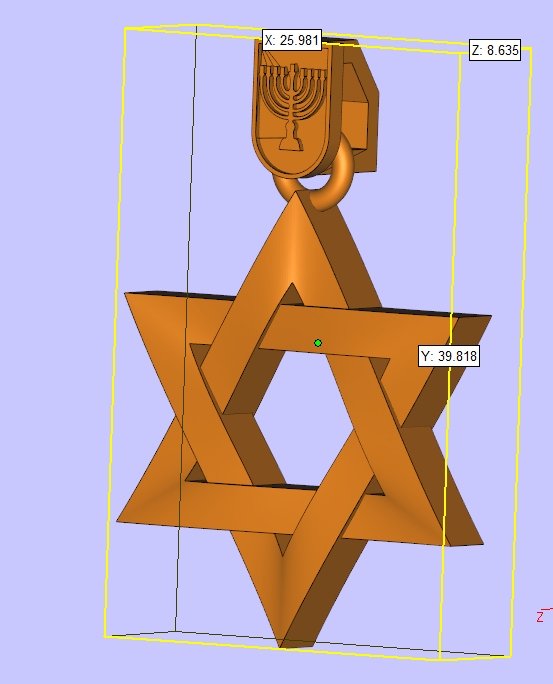 Menorah Star Of David 3d Model In Pendants 3dexport