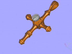 pectoral cross spas miraculous Model do druku 3D