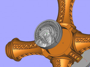pectoral cross spas miraculous Model do druku 3D