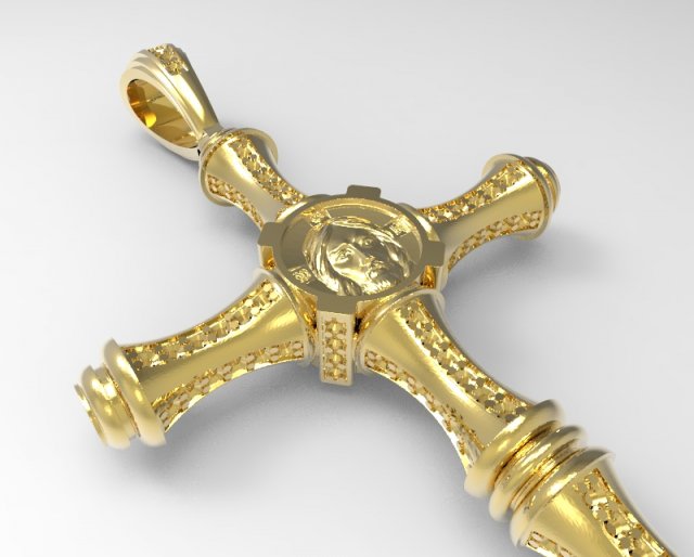 pectoral cross spas miraculous Model do druku 3D .c4d .max .obj .3ds .fbx .stl .blend 