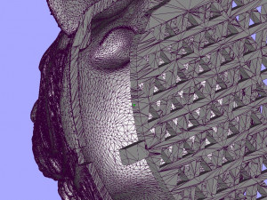 tiger head Model Cetak 3D