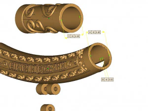 rubber cord inserts 3D Print Model