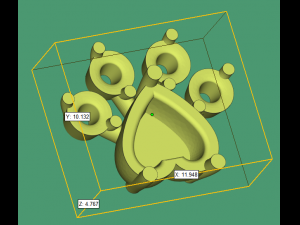 puseta bear paw Modello di stampa 3D