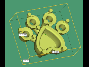 puseta bear paw 3D Print Model