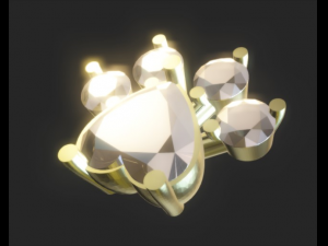 puseta bear paw Modello di stampa 3D