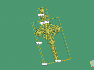 cross with the face of christ 3D Принт Модель