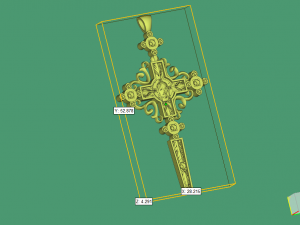 cross with the face of christ 3D Принт Модель