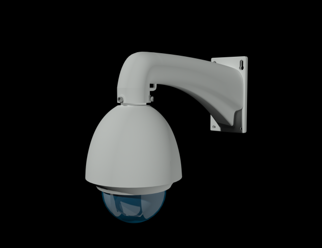 hikvision ds-2de4425w-de and ds-1602zj Model 3D .c4d .max .obj .3ds .fbx .stl .blend 