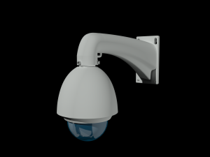 hikvision ds-2de4425w-de and ds-1602zj Modelo 3D